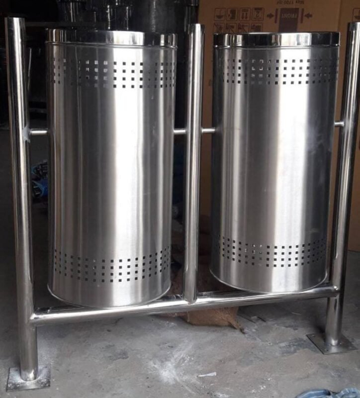 Premium Stainless Steel Pedal Dustbin